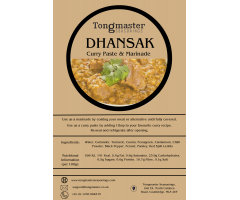 Tongmaster Dhansak Curry Paste & Marinade - 200g